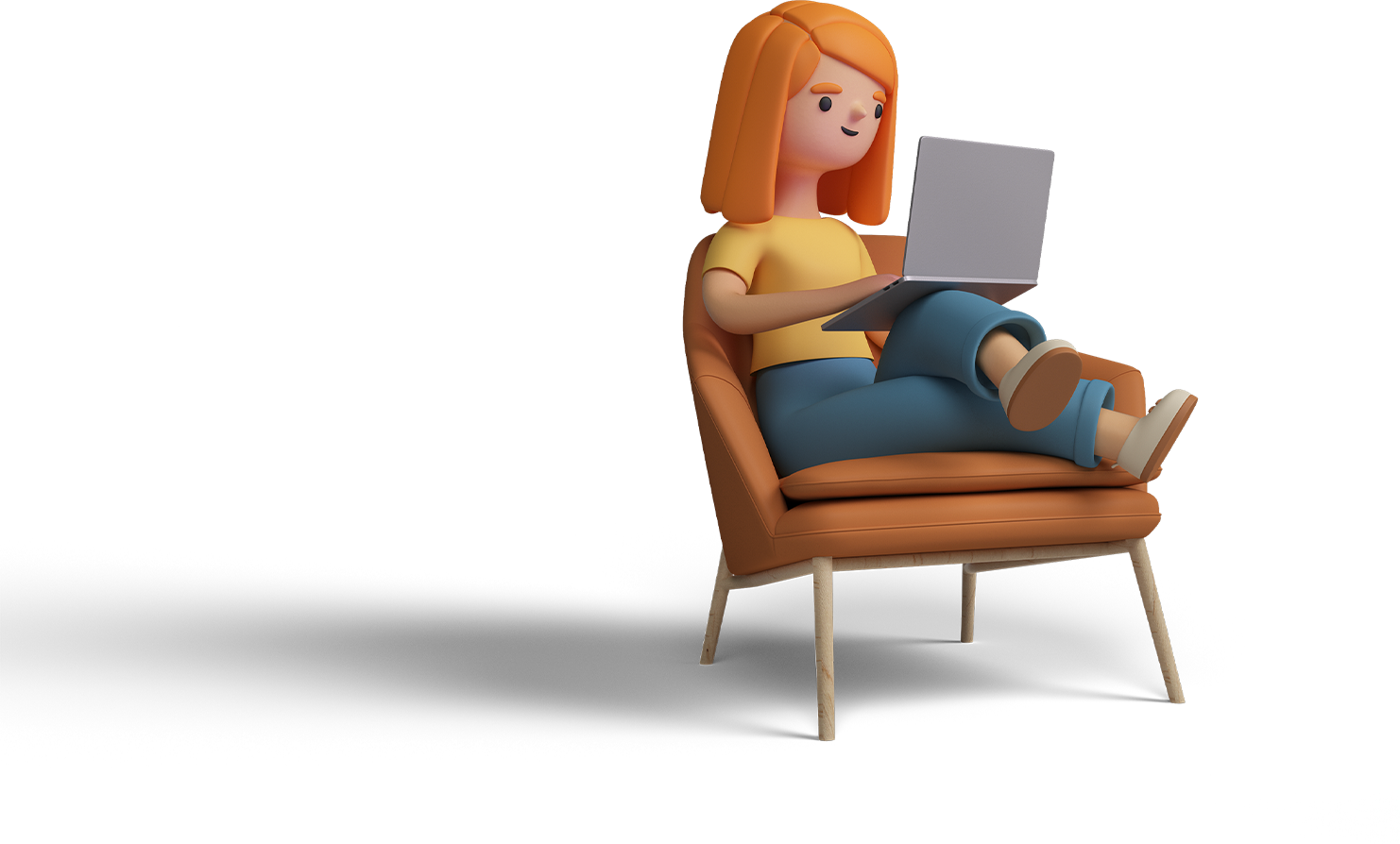 girlonlaptop